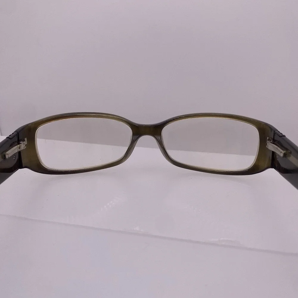 Coach Eyeglasses Women FRAME ONLY Audrina Rectangular 130 Olive Horn 828